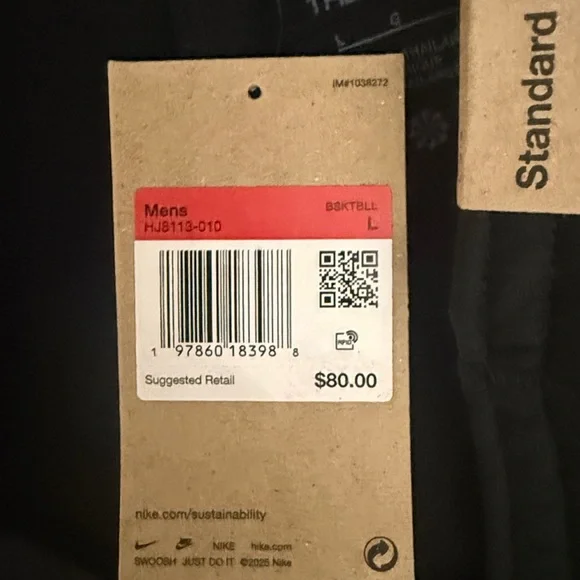 Nike Black Therma-Fit Joggers Size L